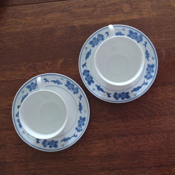 Liling China Porcelain Tea Cup Saucer Set b800 - Picture 2 of 5